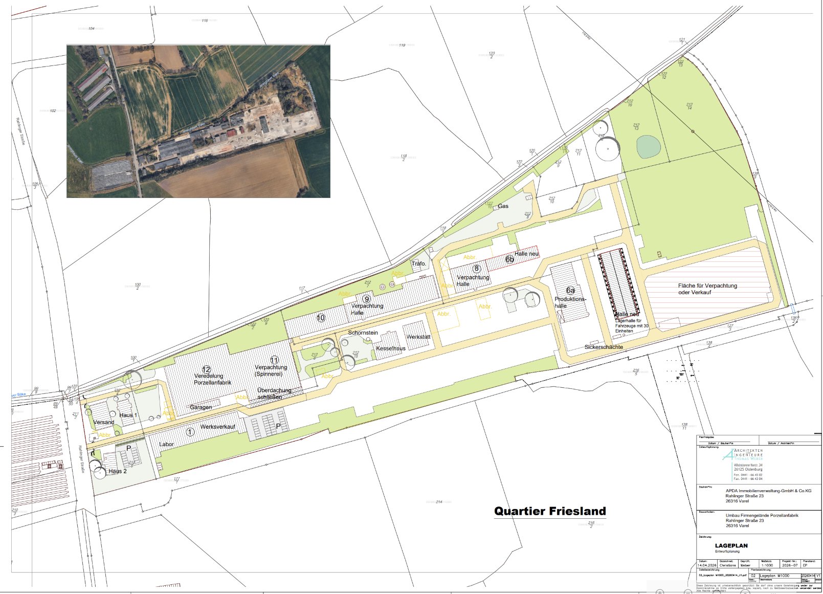 Lageplan Quartier Friesland